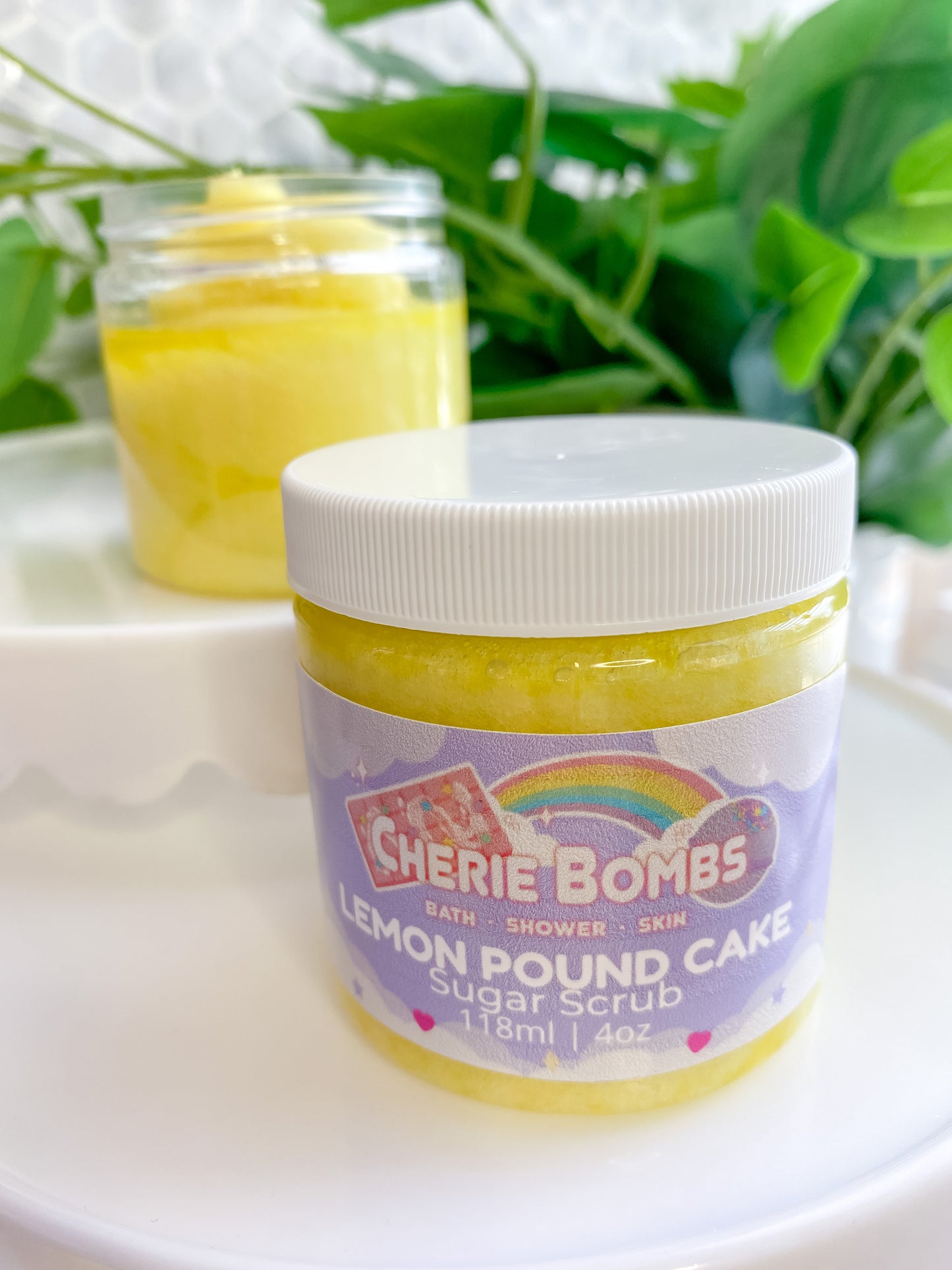 Scrub allo zucchero per torta al limone