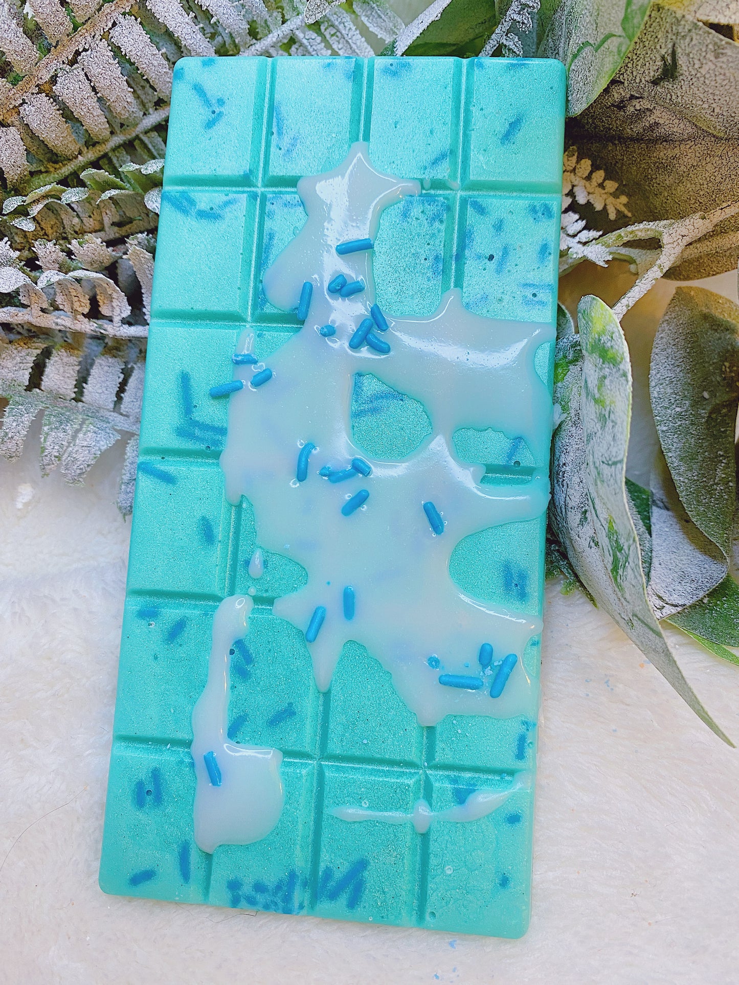 Load image into Gallery viewer, Mint Chocolate Chip Scented Chocolate Bar Soap
