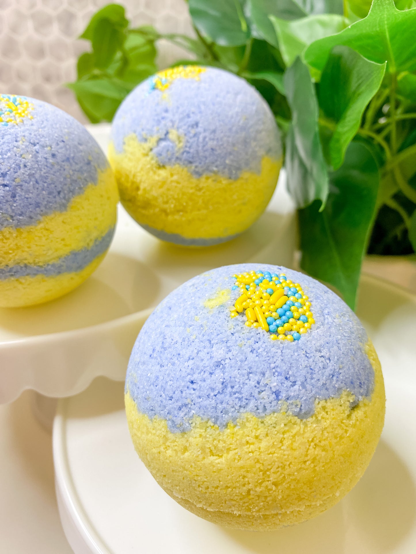 Bomba da bagno torta al limone