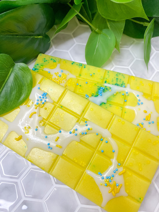 Load image into Gallery viewer, Lemon Pound Cake Scented Chocolate Bar Soap
